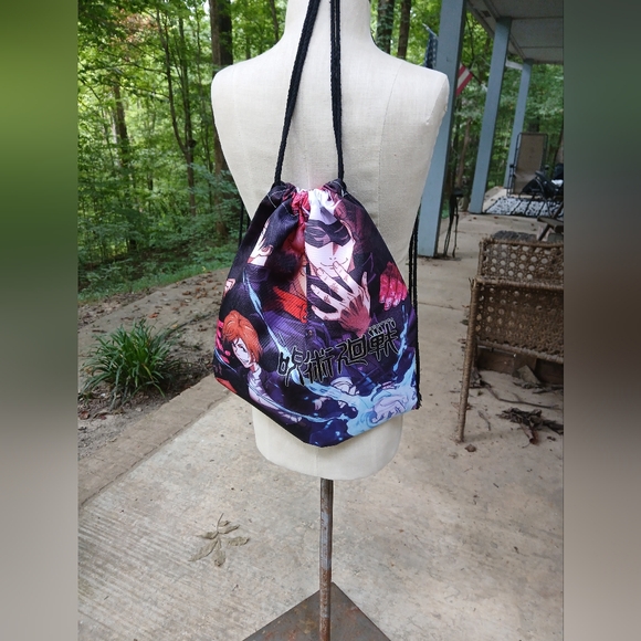 Anime Graphic Drawstring Backpack‎ - Picture 3 of 6
